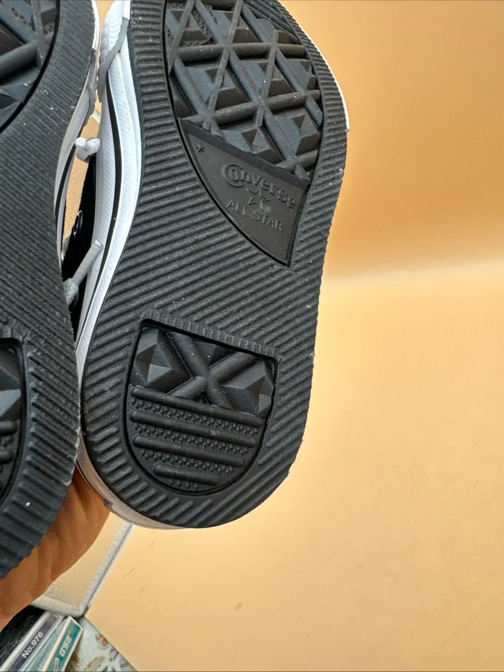 Converse Kids Black & White Low Top Sneakers